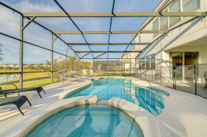 #371-Stunning 6 bed with modern decor, south facing pool and spa overlooking water